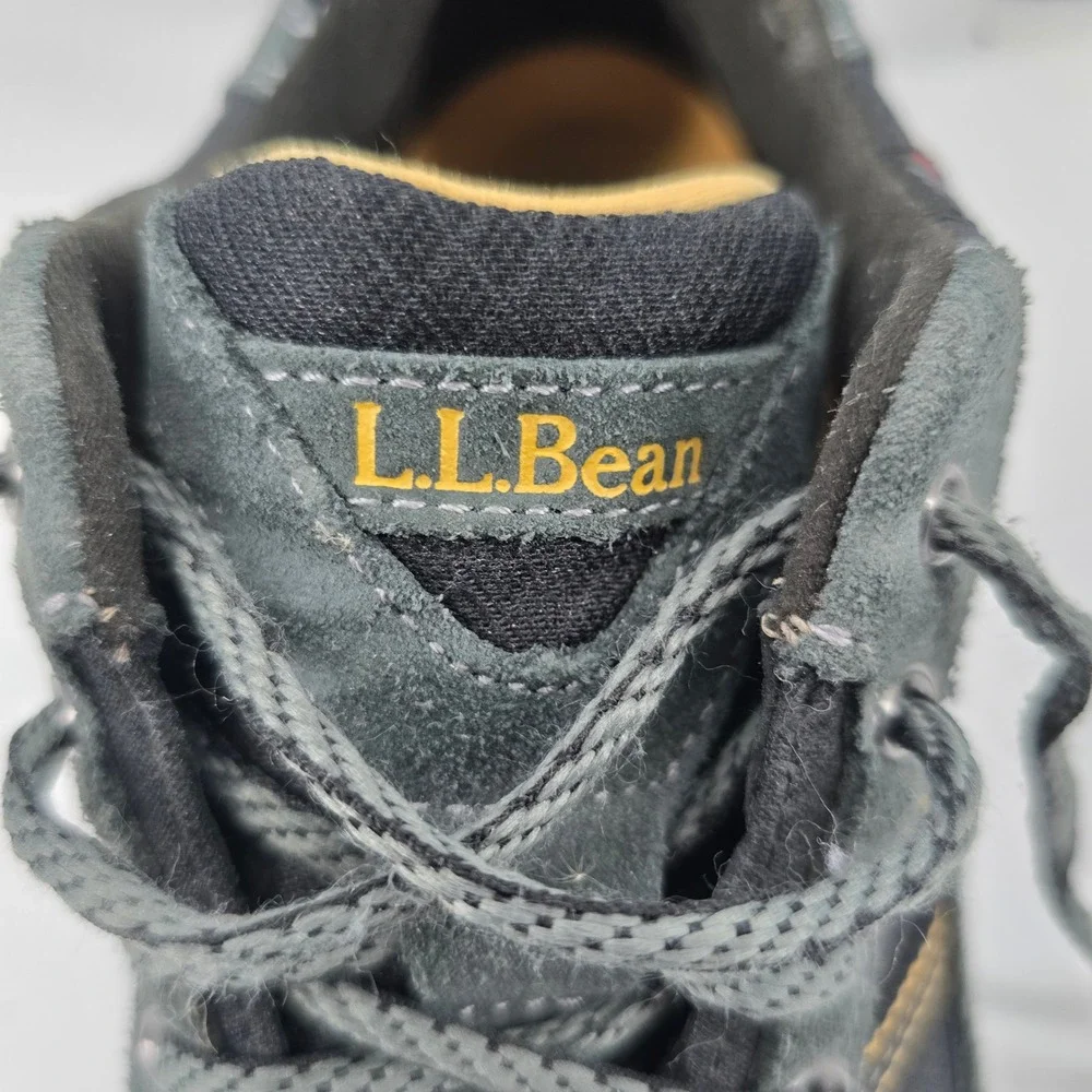 L.L. Bean Hiking Shoes Mens 8.5 Hiking Shoes Gray Waterproof Primaloft 296513
